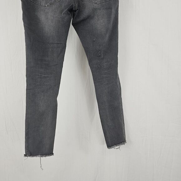 One By One Teaspoon II Freebird Low Waist Short Rise Fitted Leg Size 26 Patched - Picture 5 of 8
